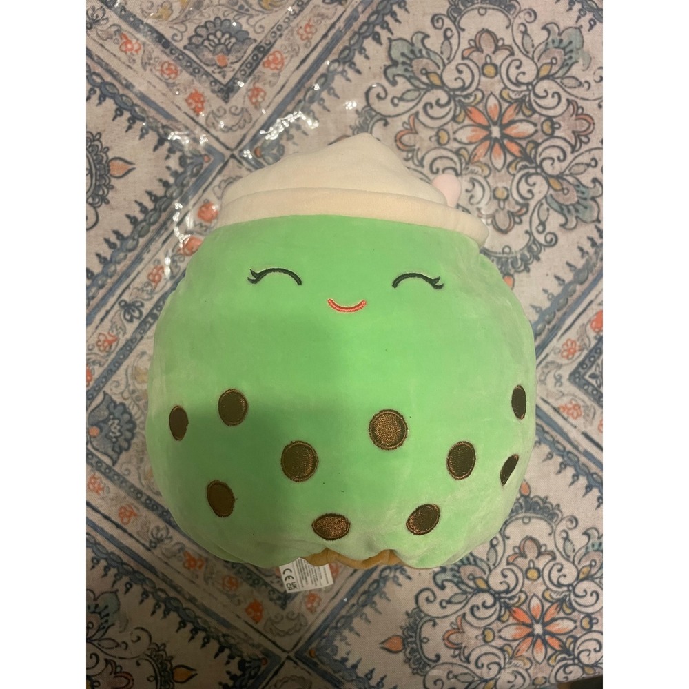 Squishmallows Flip-A-Mallows Jakarria Boba Tea Kachina Kiwi 8' Reversible Plush